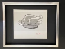 Roy Lichtenstein | Vintage 1970 Signed | Mounted  & Framed Offset Lithograph 