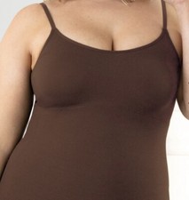 Shapermint Essentials All Day Every Day Scoop Neck Cami Size 3XL. Chocolate. NWT