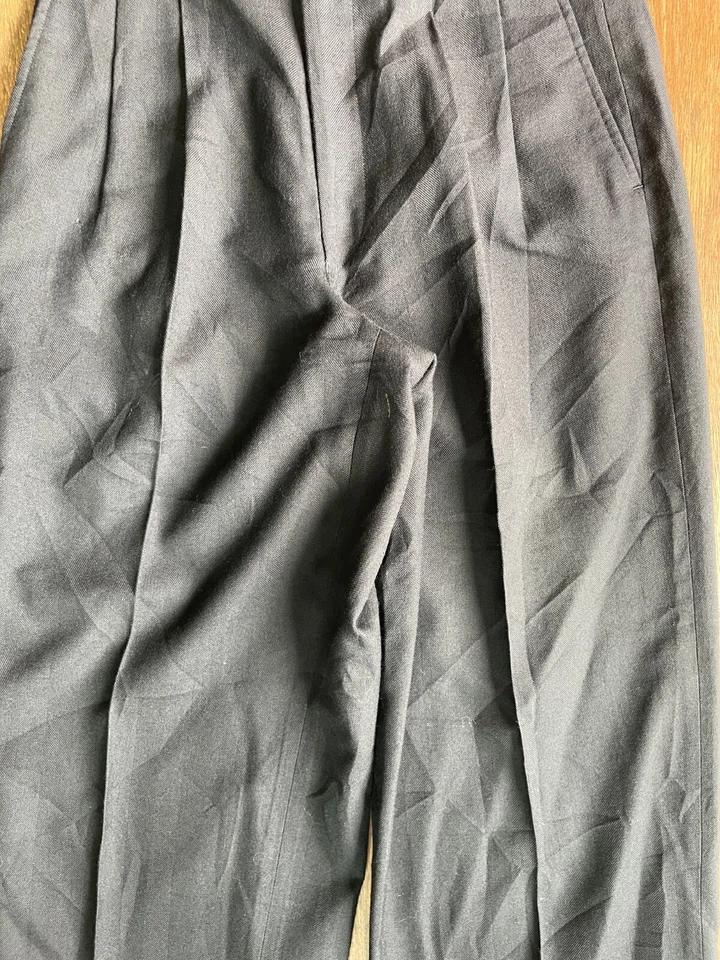 Pantalones clásicos de lana COMME des GARCONS HOMME DEUX 1988 hechos en Japón Foto 3 de 4