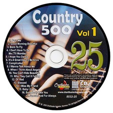 KARAOKE CHARTBUSTER CD G COUNTRY 500 CB8532 VOL.1 DISC  25