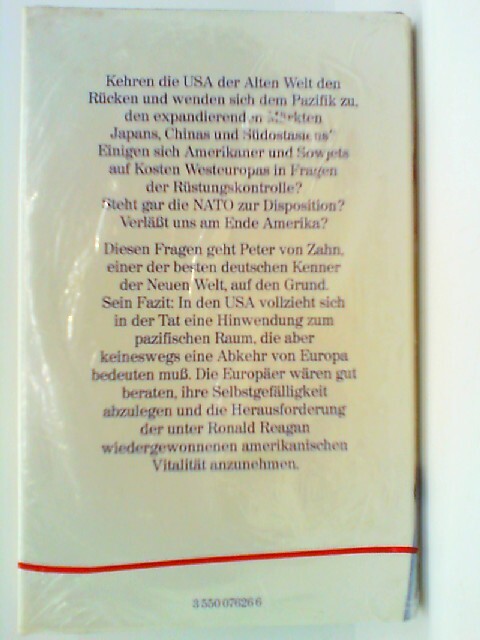 Thumbnail - Verläßt Uns Amerika? Zahn, Peter Von.: