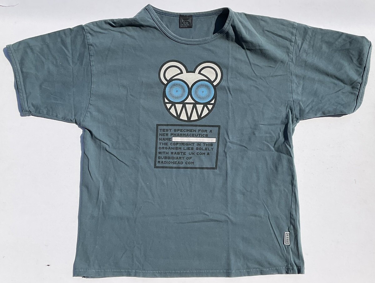 Radiohead Kid A Test Specimen T-Shirt XL Waste ORIGINAL 2000