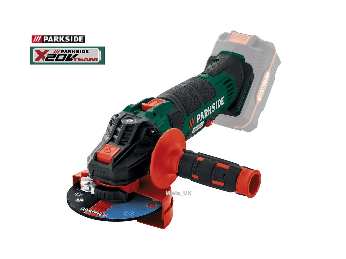 NEW PARKSIDE 20V CORDLESS ANGLE GRINDER PWSA 20-Li B3 2ah BATTERY & CHARGER  4056233265620 | eBay