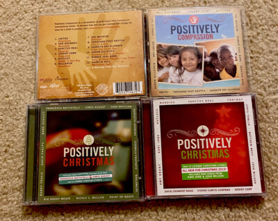 Lot Of 5 POSITIVELY CHRISTMAS, COMPASSION, RISEN, EASTER CDs