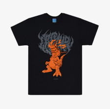 MEQRI Digimon Adventure Tee Greymon Black Size M XL From JP NEW