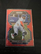 2022 Panini Prizm Tier II - #156 Francisco Lindor Red Mojo Prizm /149