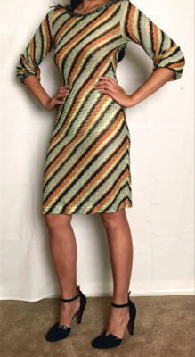 Original Missoni Colorful & Playful Backless Color Striped Dress Size 4 |  eBay
