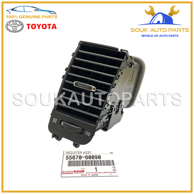 55670-60090 Genuine Toyota REGISTER ASSY, INSTRUMENT PANEL, CENTER