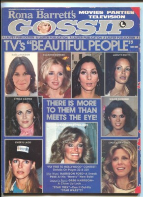 MAG: Rona Barrett's Gossip-11/1977-Laufer-TV's Beautiful People-Cheryl Ladd-s...