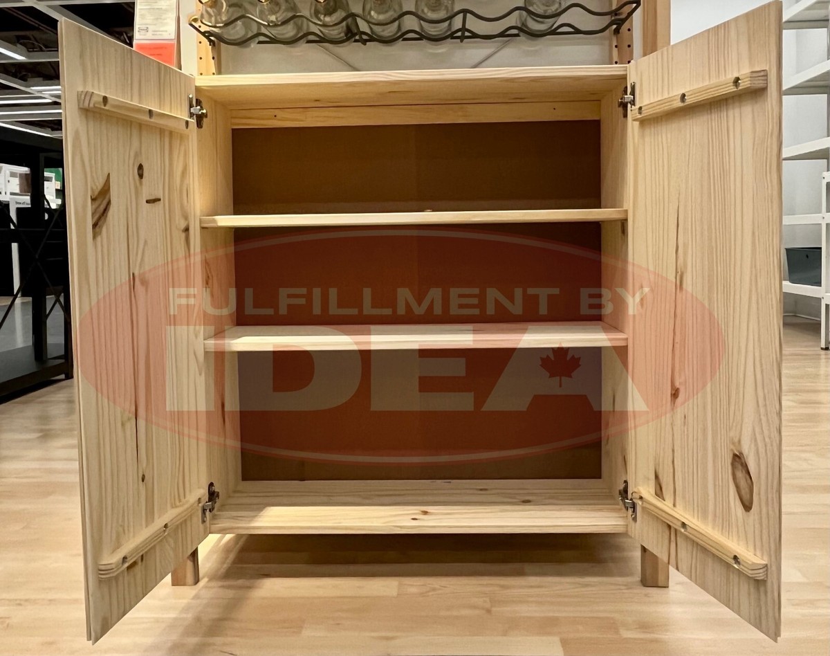 New IKEA IVAR Solid Pine Cabinet 80x30x83 cm (31x12x33 