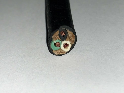 75 FT 16/3 SJOOW SJ SJO SJOW BLACK RUBBER CORD EXTENSION WIRE/CABLE - Picture 1 of 2