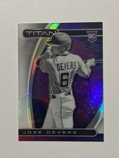 2021 Panini Chronicles - Titan #8 Jose Devers Prizm (RC) Rookie Miami Marlins