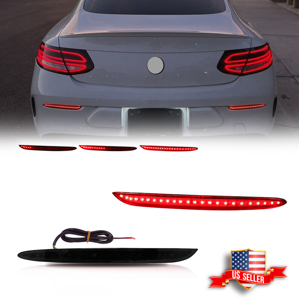 Smoked Rear Tail Lights BLACK SMOKED LED TAIL LIGHTS SUITABLE FOR
