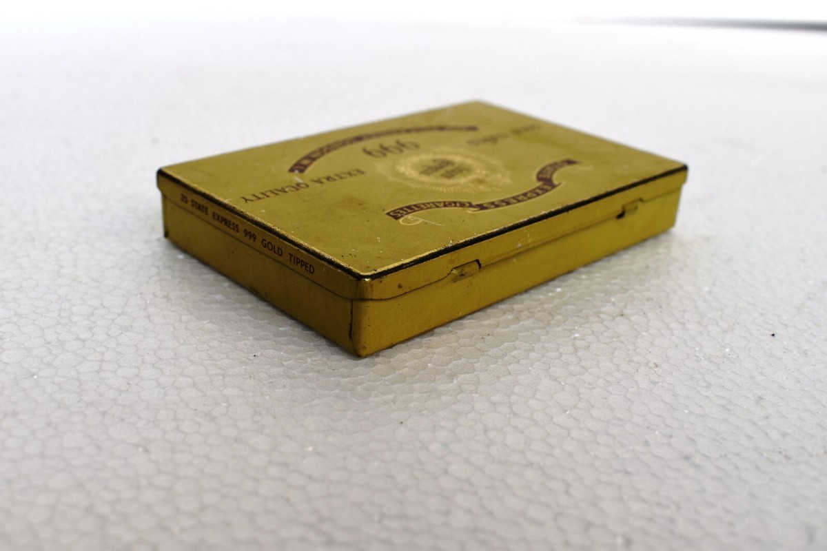 Vintage State Express Cigarettes Advertising Tin Box 999 210