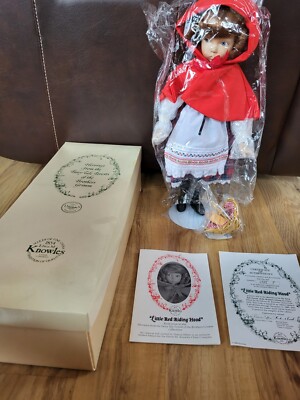 Vintage Edwin Knowles Little Red Riding Hood Doll