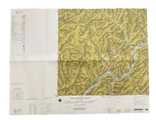 1973 NIMA Military Topographic Map of ICHERA, USSR  Joint Operations Graphic AIR