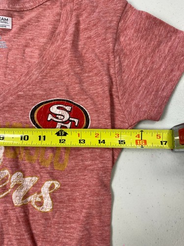 COLIN KAEPERNICK #7 SAN FRANCISCO 49ERS NFL WOMEN'S SMALL RED TEESHIRT FREE SHIP - Picture 8 of 10