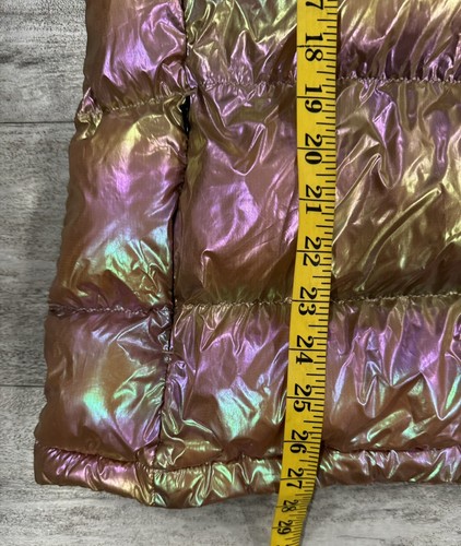 Fabletics Palmer Shine Puffer Womens Jacket Plus Size 2X Iridescent NEW - Picture 5 of 10