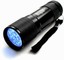 HQRP 12 LED Schwarzlicht-Taschenlampe – 365 Nm UV-Licht – Für Mineralien, Edelsteine & Inspektion – Wasserdicht
