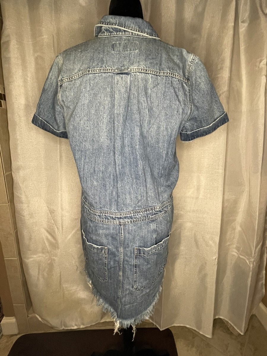 lucky brand denim shirt dress Lucky Brand Women's Denim Shirt Dress