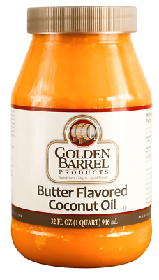 #ad #ad Golden Barrel Butter Flavored Coconut Oil 32 oz. $19.01