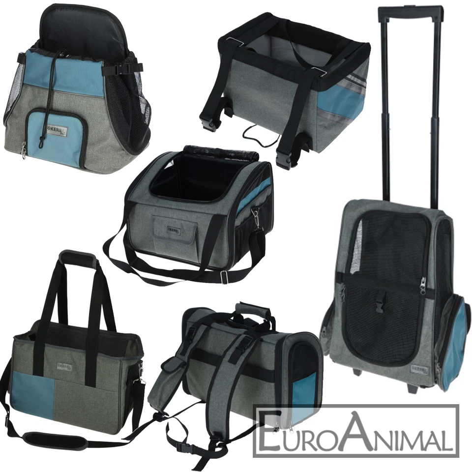 KERBL Hunde Tragetasche VACATION Fahrradtasche Trolley Rucksack Auto Transportbox