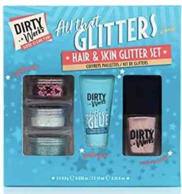 Nagellack & Glitzer Geschenkset-Dirty Works/Haar, Haut/PARTY/HIP-HOP MAKE UP/UK/S