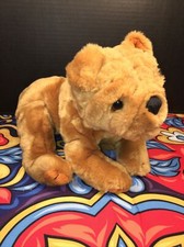 VGUC-12 Toys R Us Animal Alley Shar Pei Dog Plush Stuffed Puppy Brown