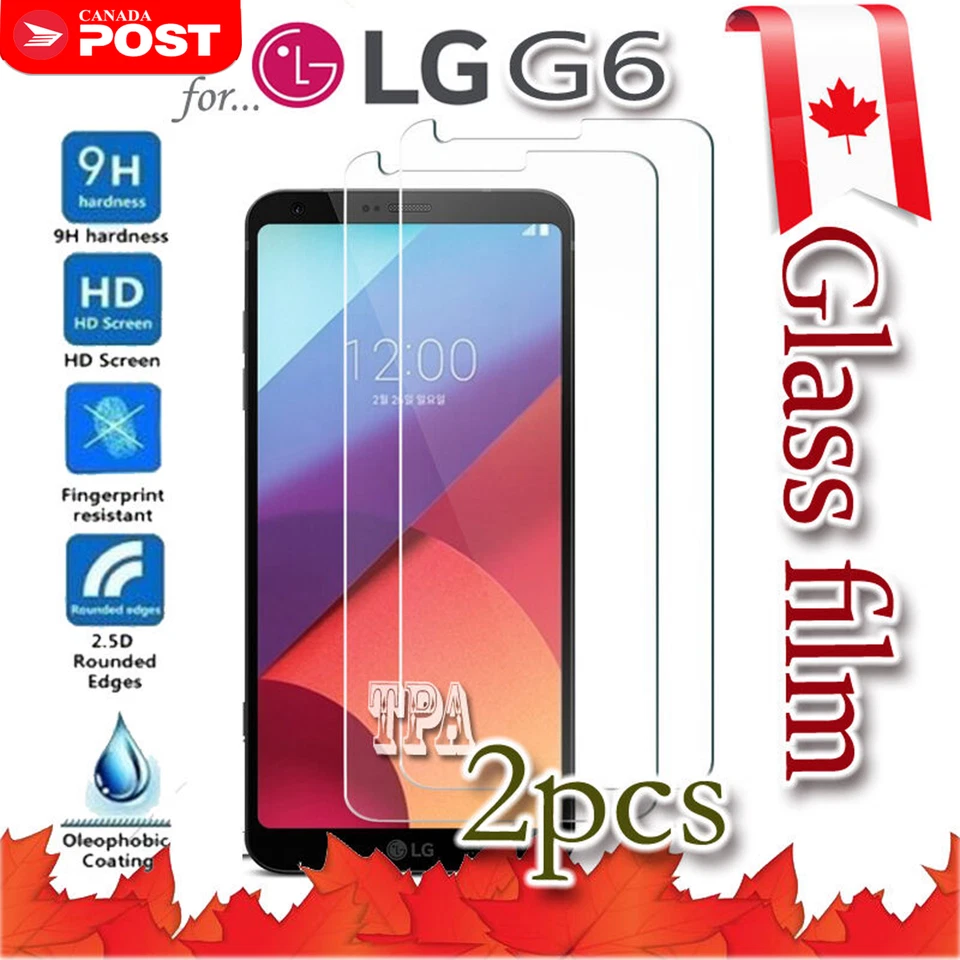 Protetor de tela de vidro temperado capa completa Thinq V20 V30 X Power para LG G6 G7 G8 - Imagem 2 de 4