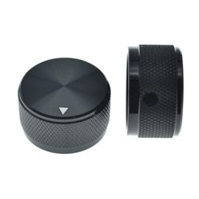 2-Pack 1-3/16"30mm Diam. Aluminium Potentiometer Knobs 1/4" Universal Metal P...