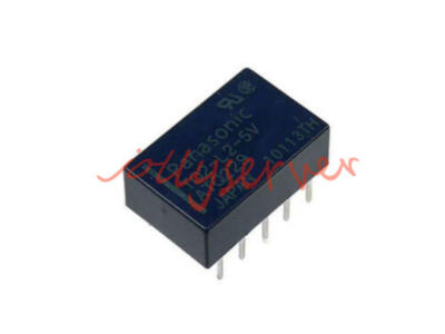 5PCS TQ2-L2-5V DIP-10 2 Coil Latching Signal Relay DPDT Low Profile DC5V