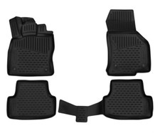 Gummifußmatten für VW Golf Sportsvan 2014-2020 3D Passform Hoher Rand Gummimatte