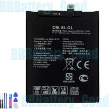 BL-O1 Replacement Battery For LG K20 2019 K8+ LM-X120EMW LM-X120 2900mAh + Tools