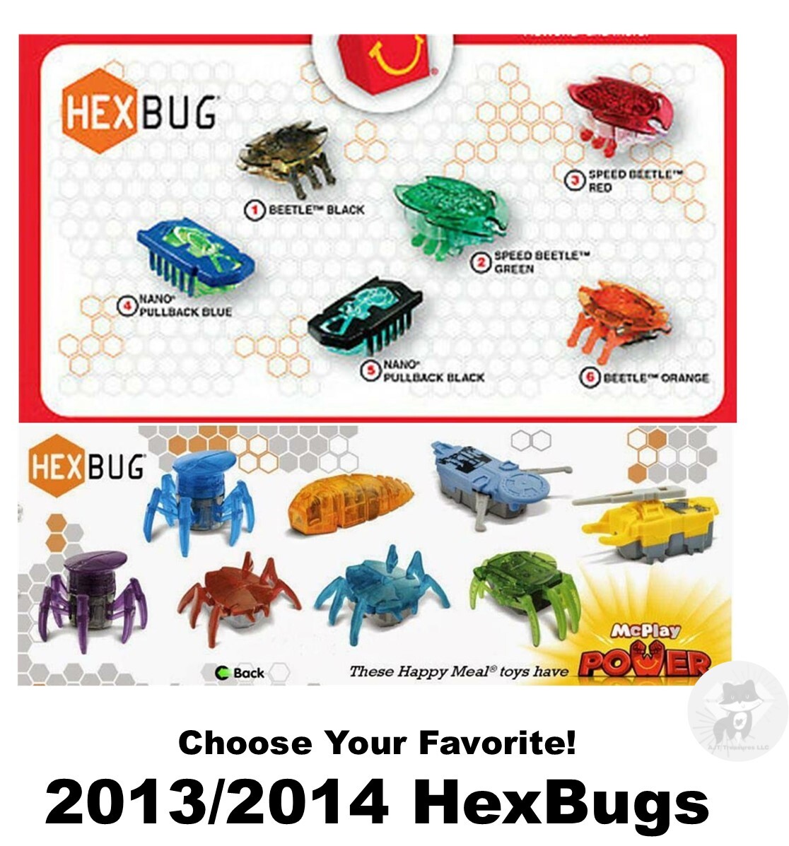 NEW HEXBUG Battle Spider and Strandbeast Micro Robotic Creatures, image size:1116x1197