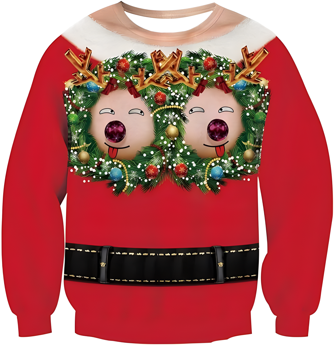 Men Women Ugly Christmas Sweatshirt Funny Pullover Sweater Xmas Party