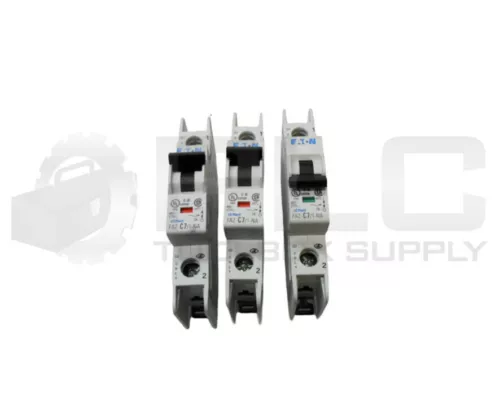 LOT OF 3 EATON FAZ-C7/1-NA-SP CIRCUIT BREAKER 1 POLE 240-415V 50/60HZ AB-5430