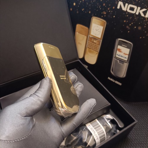 LUXURY RARE Nokia 8800 Sirocco Gold Edition 8800d Unlocked 2G GSM Mobile Phone - Photo 5 sur 19
