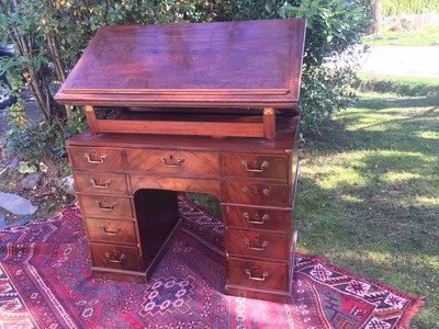 Architect S Drafting Desk Antique English Georgian Mahogany