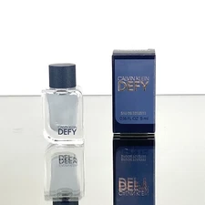 Defy Calvin Klein Eau De Toilette 0.16oz-5ml Spray New Travel Mini Sample (C33
