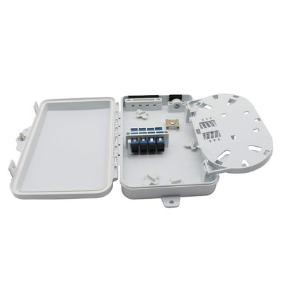 4 Core FTTH Fiber Distribution Box, 4 Port Fiber Distribution Box Splitter Box,