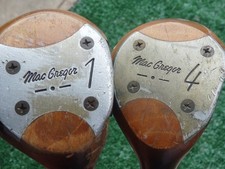 Vintage Classic MacGregor Maple Driver and 4-Wood RH for Refurbishing