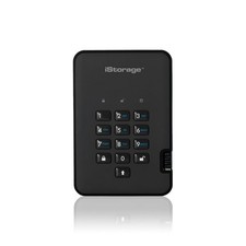 iStorage diskAshur2 256-bit 4TB USB 3.1 secure encrypted hard drive - Black IS-D