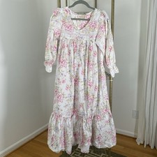 VTG 90s Rare Victoria  s Secret Prairie Floral Nightgown Cottagecore Gold Label