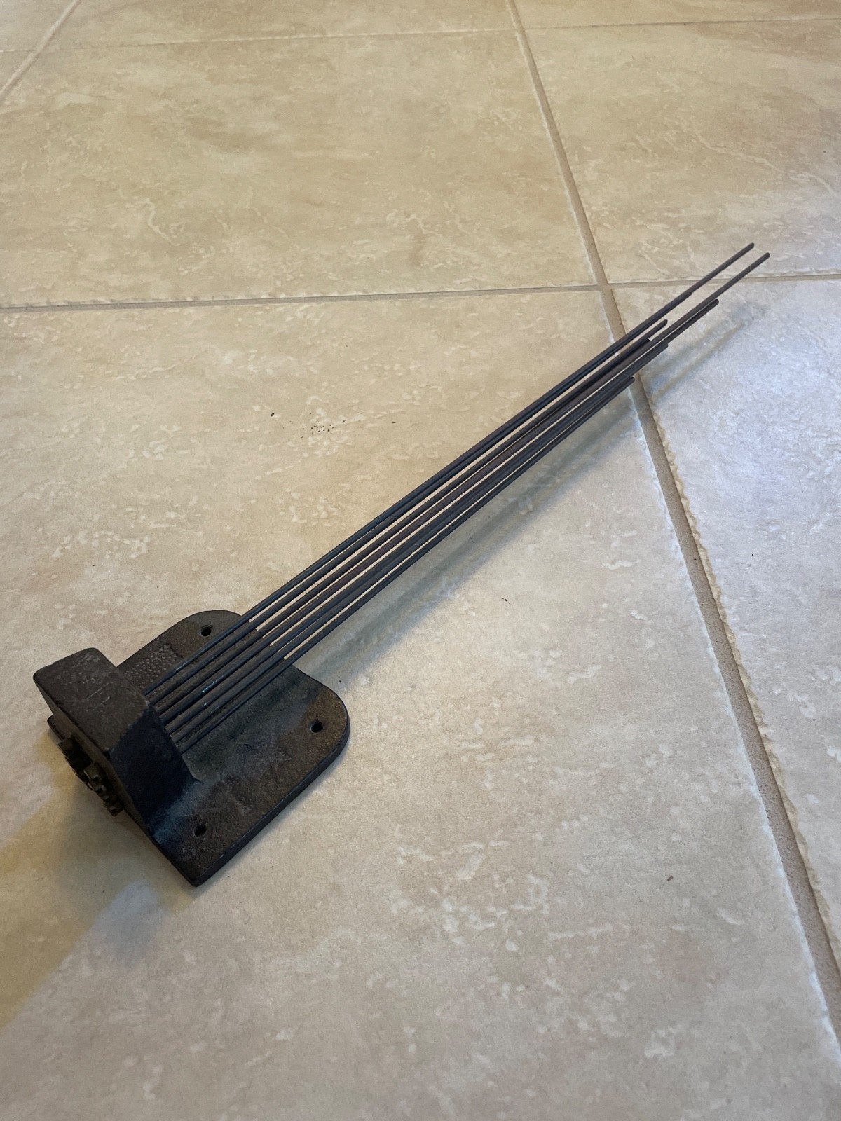 Vintage 18 1/2" Grandfather Clock 8 Rod Chime Bar H10 Hermle, Howard Miller ETC.