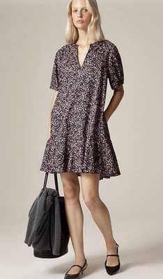 J.Crew Womens Delilah Dress in Liberty  Strawberry Floral Medium Boho NWT $198