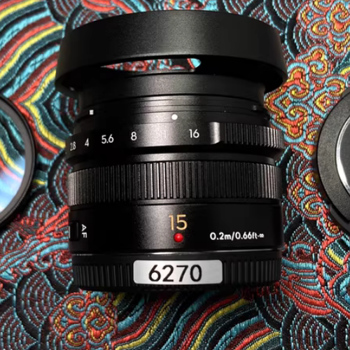 DJI D-L015 MFT ASPH 15mm Lens f1.7 Micro Drone Lens with Dust