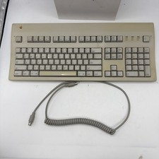 Apple Extended Keyboard II for Mac IIgs ADB Desktop Bus Vintage M3501 w/ Cable