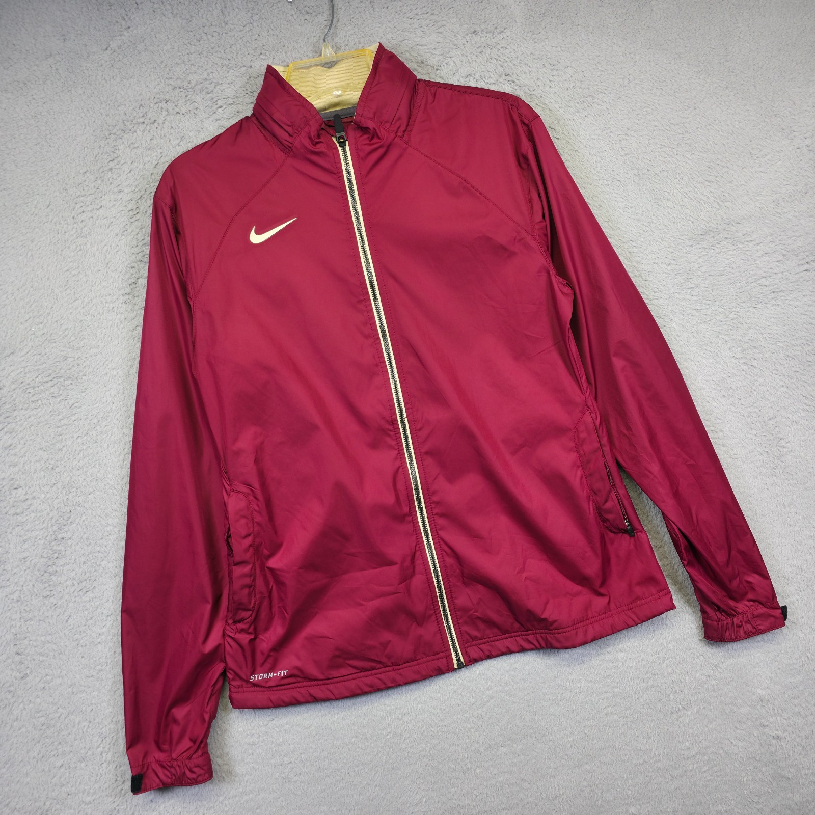 SACAI X NIKE Giacca Nike donna M marrone giacca a vento Storm Fit con cappuccio corsa tempo libero escursione