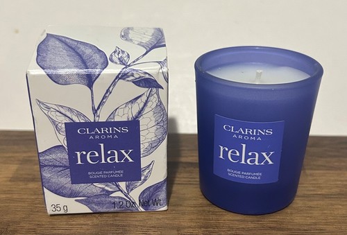 3 candele profumate Clarins Aroma Small 35g RELAX, TONIC & EAU DYNAMISANTE (nuove) - Foto 3 di 5