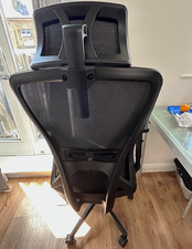 Durrafy Ergonomic Office Chair with Adjustable Armrests and lumbar support
